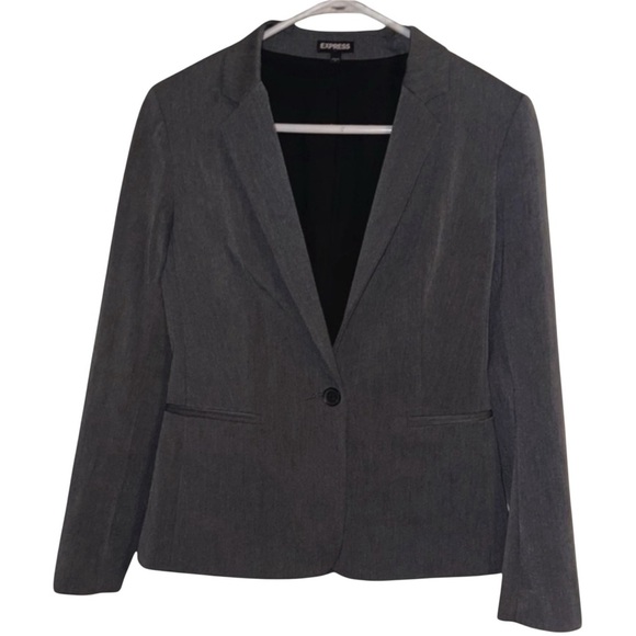 🌹Express Women's Grey Blazer - Picture 1 of 7